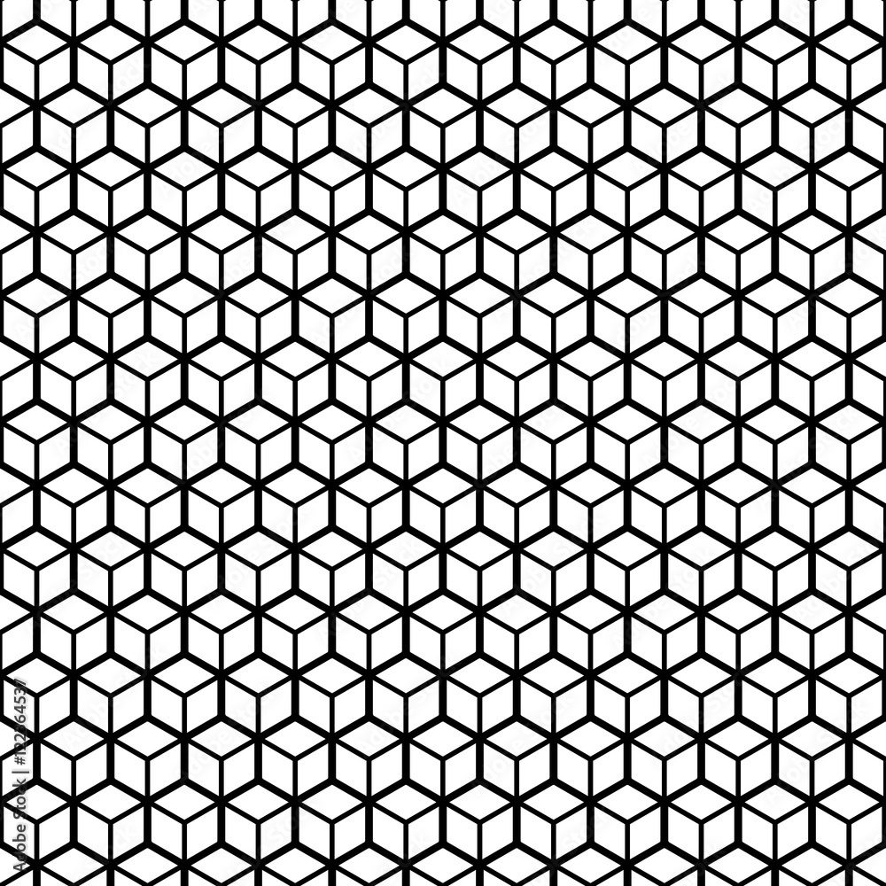 Cube geometric seamless pattern. Vector background. Cube geometric seamless pattern. Vector background.