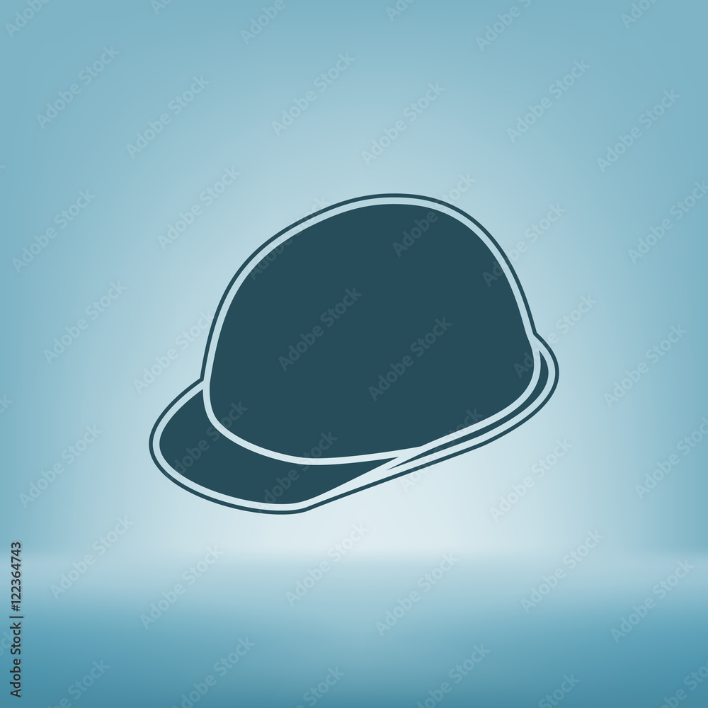 Helmet vector icon Helmet vector icon
