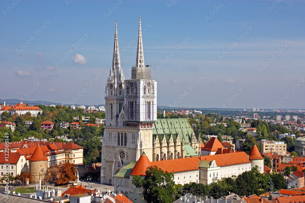 Cathedral in Zagreb, Croatia