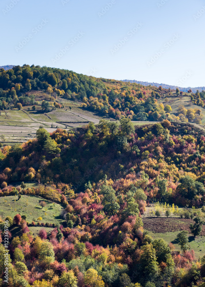 Obraz premium Autumn at Churet, Mazandaran, Iran