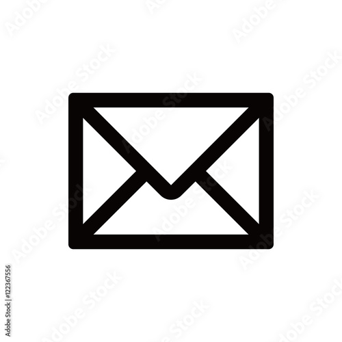 email icon stock vector illustration flat design