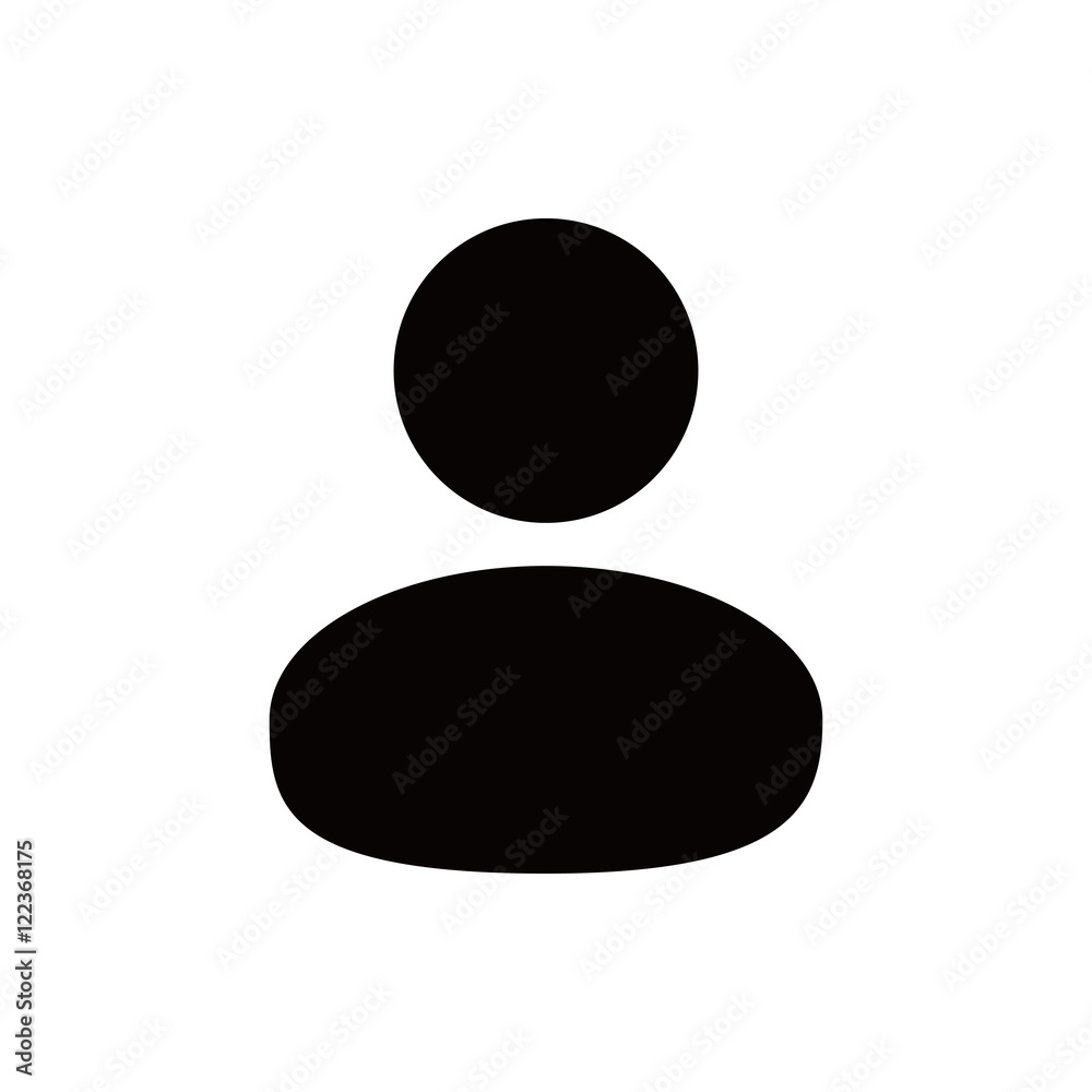 Man icon stock vector illustration flat design Man icon stock vector illustration flat design