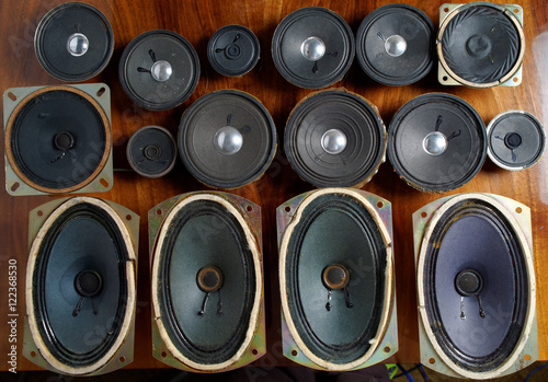old speakers collection