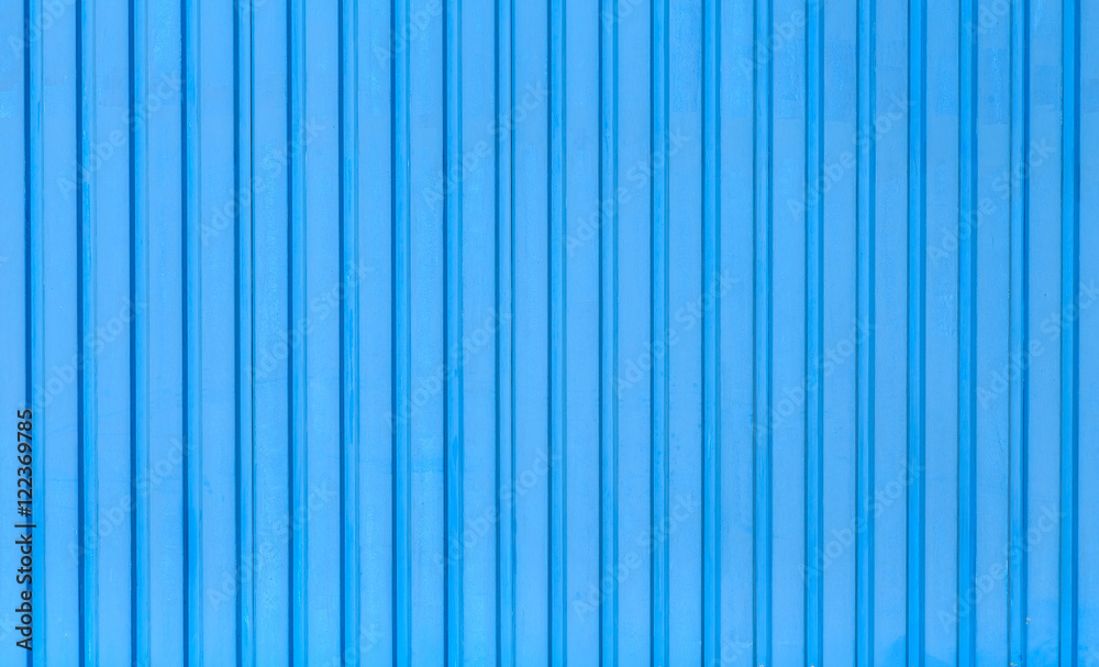 Blue corrugated panel background Blue corrugated panel background