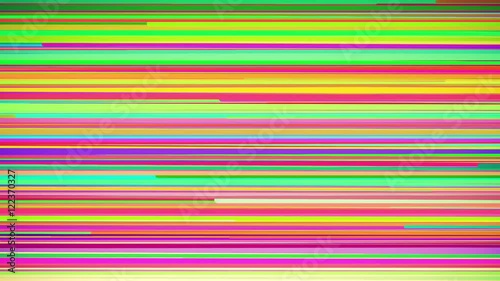 Wallpaper Mural A 10 second loop of horizontal multi-colored abstract stripes. Torontodigital.ca