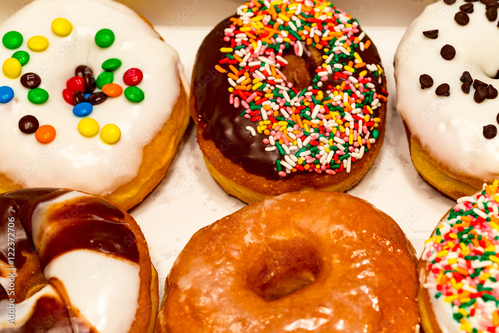 Various Doughnuts in Box Various Doughnuts in Box