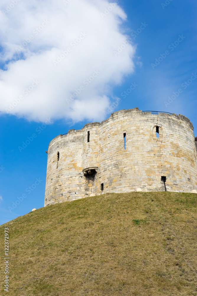 Cliffords Tower in York, England UK
