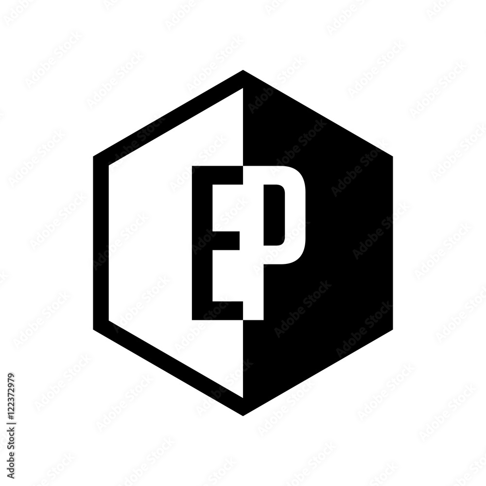 INITIAL hexsagonal HALF LOGO INITIAL hexsagonal HALF LOGO