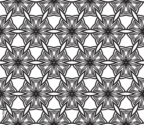 Magic triangle. Series mirror transformation of triangular shapes. Vector illustration.