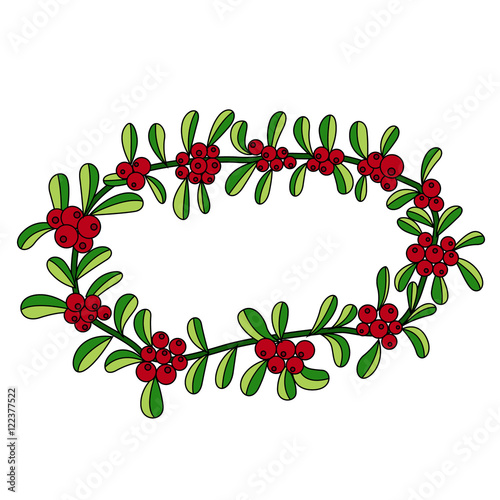 Cowberry banner colorful