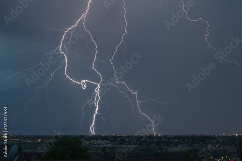 Lightning strike, Denver Colorado