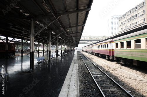 Thailand train platform