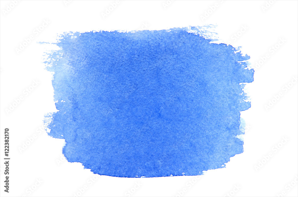 close up of color strokes on white background with clipping path