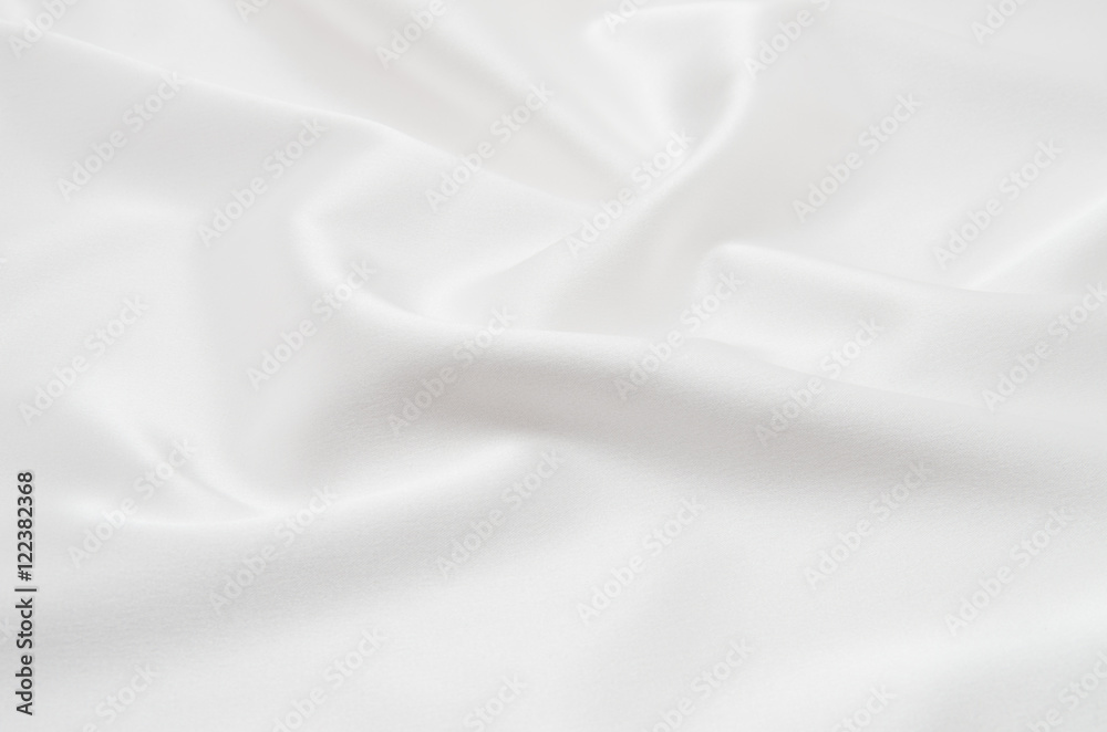 white satin fabric as background white satin fabric as background