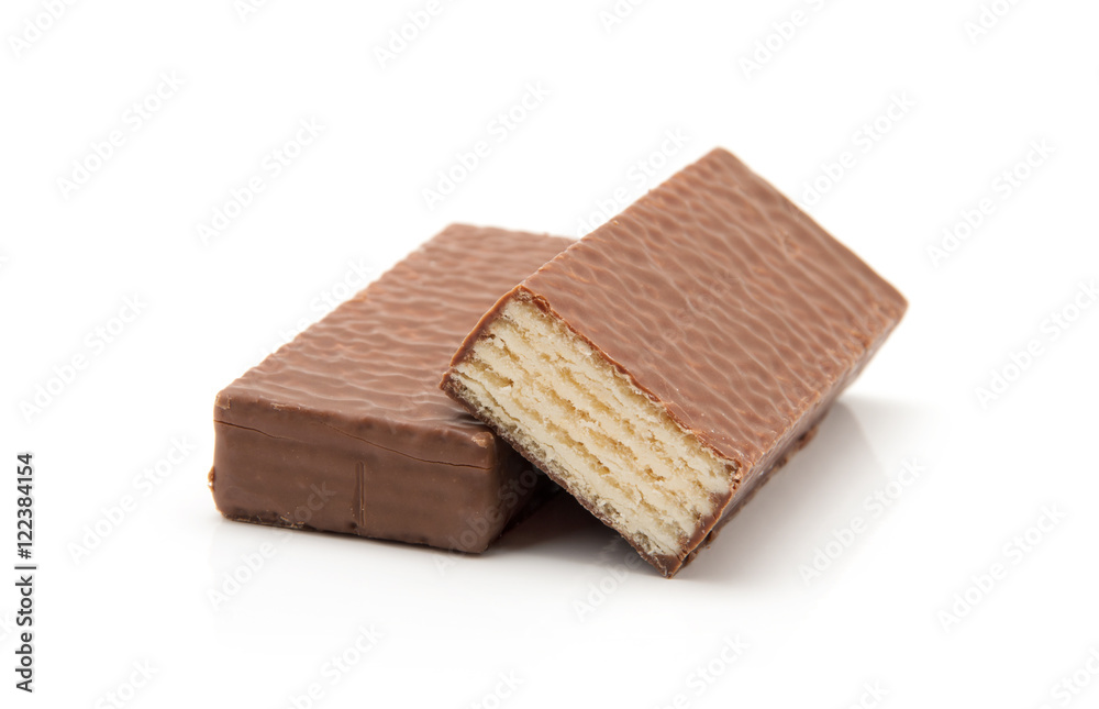 chocolate waffles isolate on white chocolate waffles isolate on white