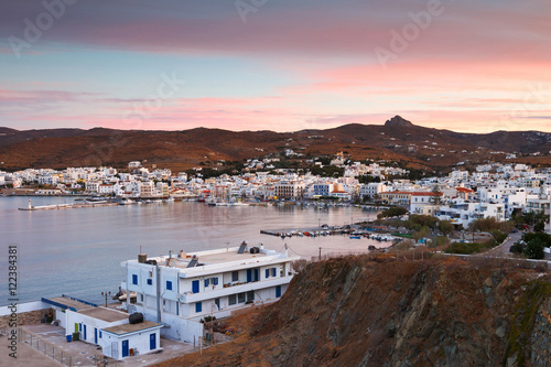 View of the town of Tinos. © milangonda