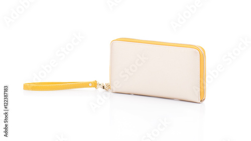 woman wallet on a white background