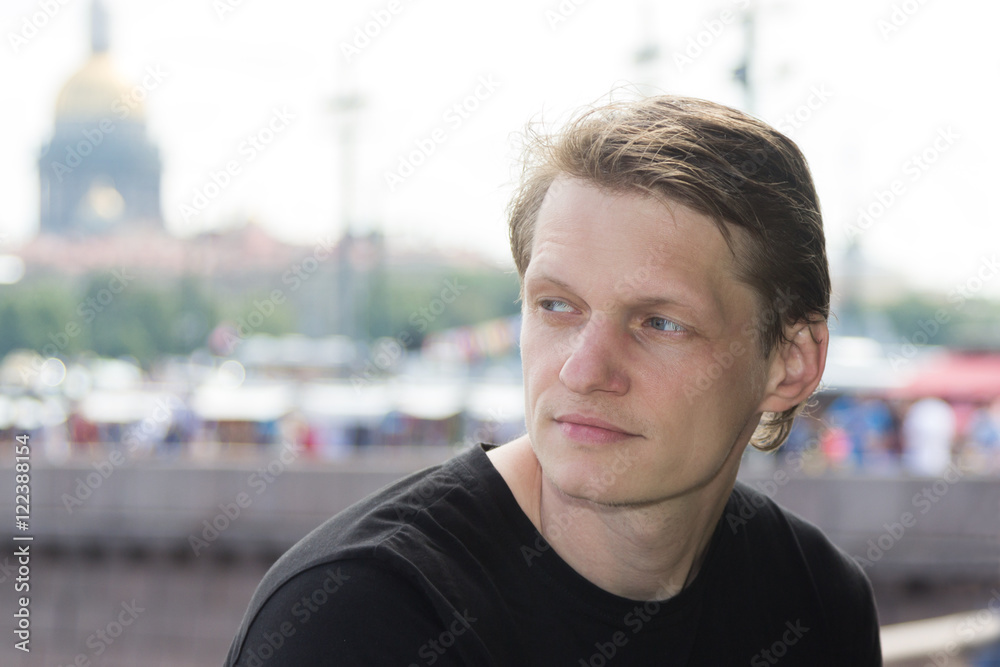 Portrait of a attractive caucasian guy Portrait of a attractive caucasian guy