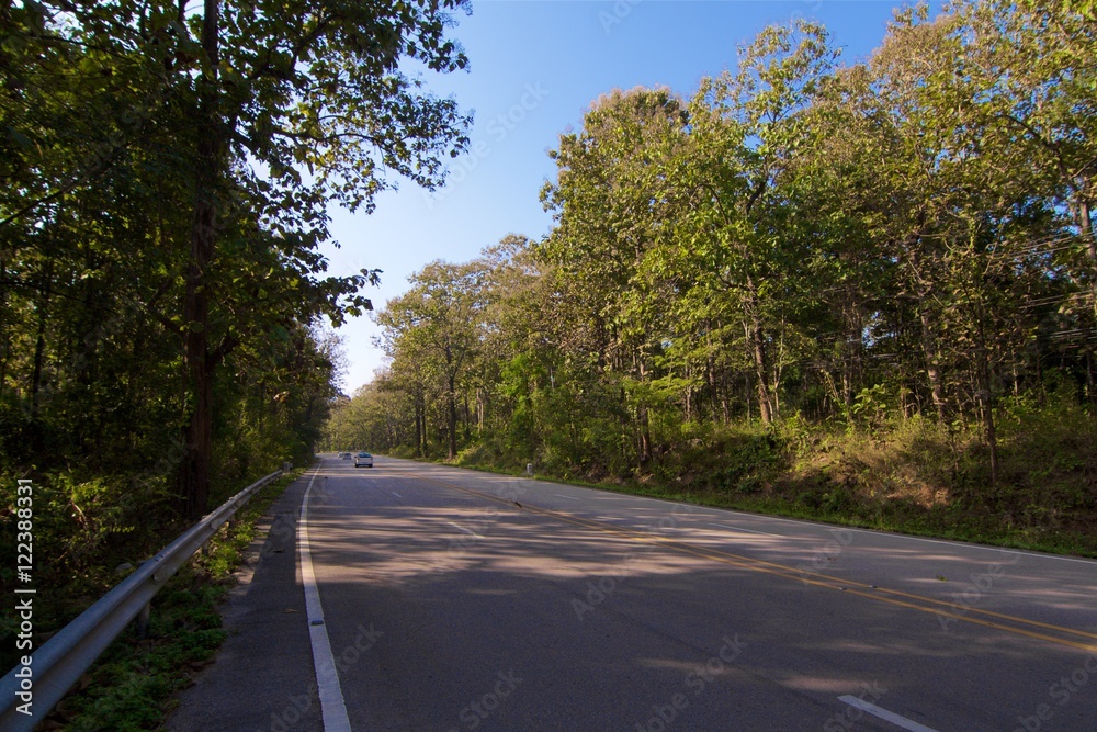 Country Road  on the mountain.