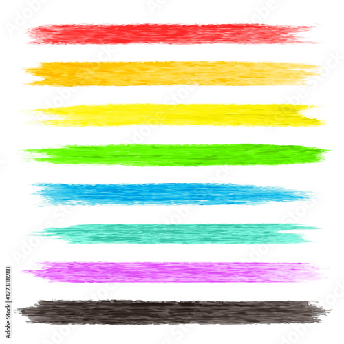 Grunge colorful chalk stripes