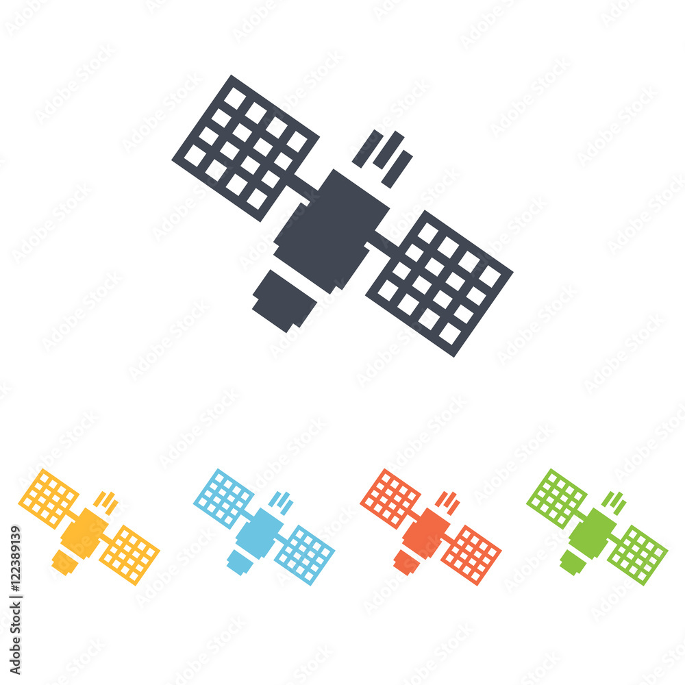 space satellite icon space satellite icon