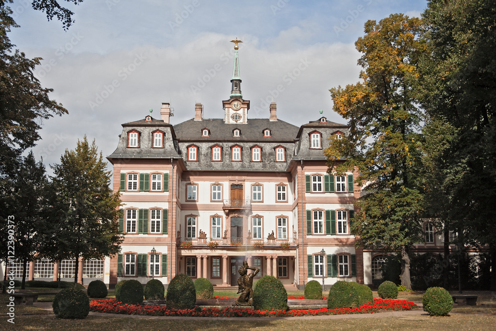 Bolongaro Palace in the bolongaro park in frankfurt hoechst