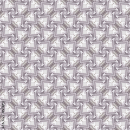 Abstract vegetable and geometrical seamless pattern  gray