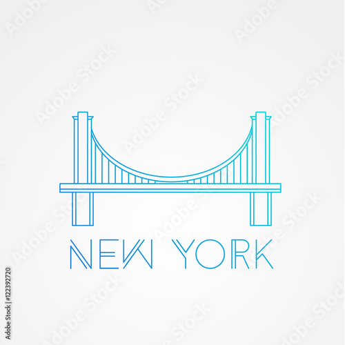 World famous Brooklyn Bridge.