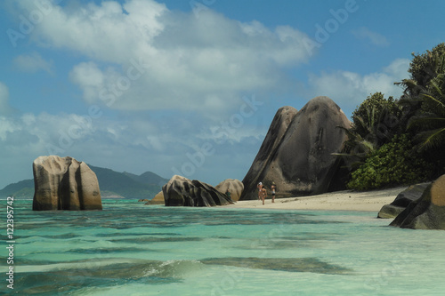 Anse Source d'Argent - beach on island in Seychelles