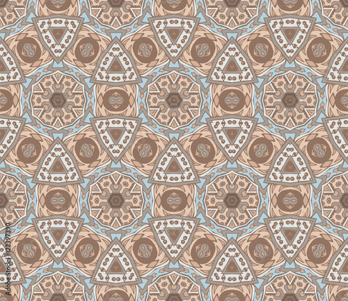 absract seamless geometric mosaic print