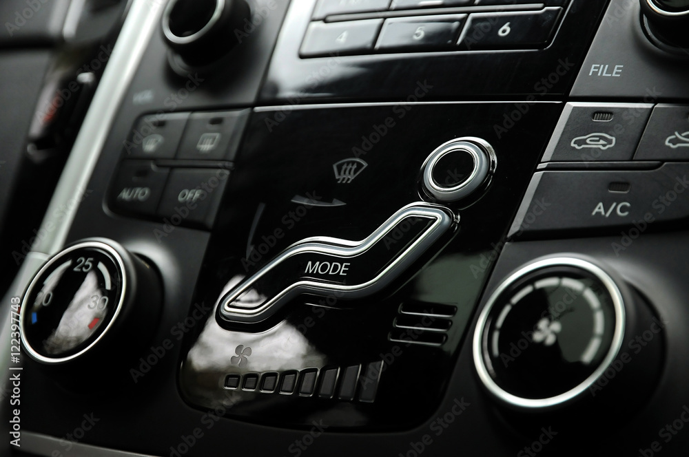 New car control panel buttons Stock Photo | Adobe Stock