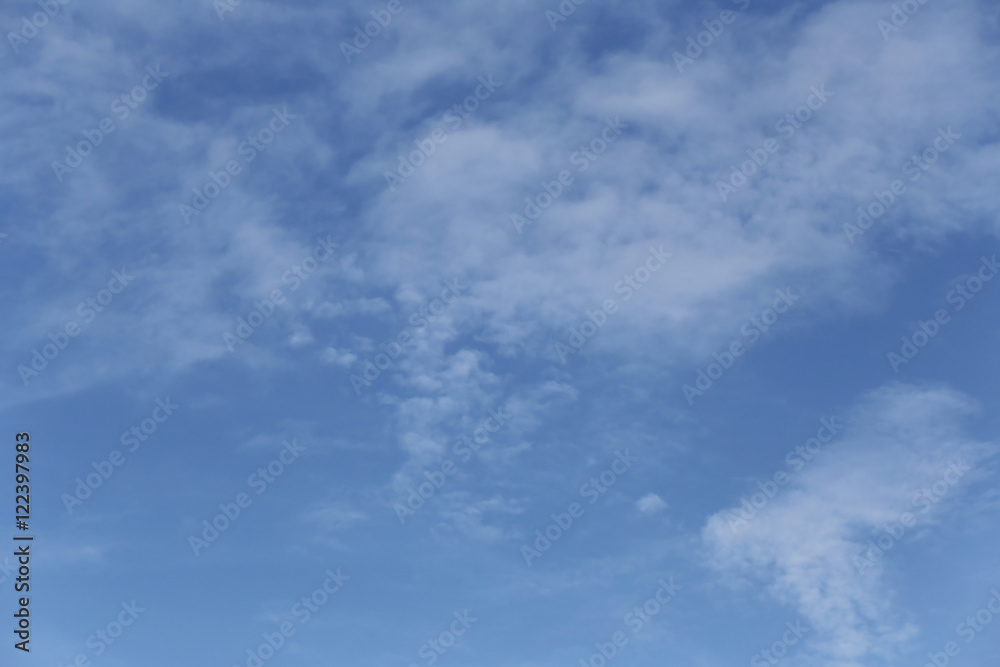 Cloud on blue sky in the daytime of Bright weather.