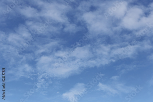 Fototapeta Naklejka Na Ścianę i Meble -  Cloud on blue sky in the daytime of Bright weather.