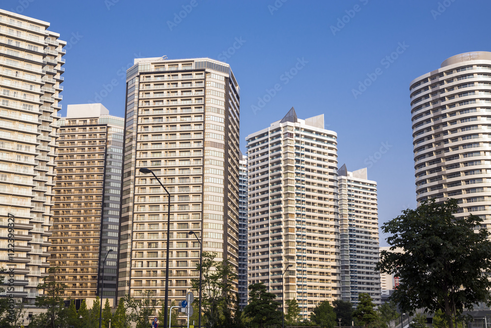 横浜の高層ビル群