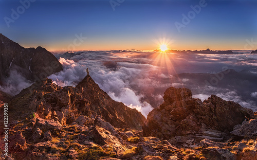 Sunset over the Alps, Chamonix © Patrycja
