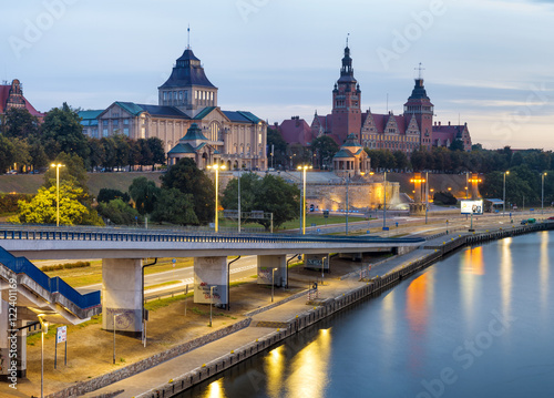 night city-Szczecin, Poland
