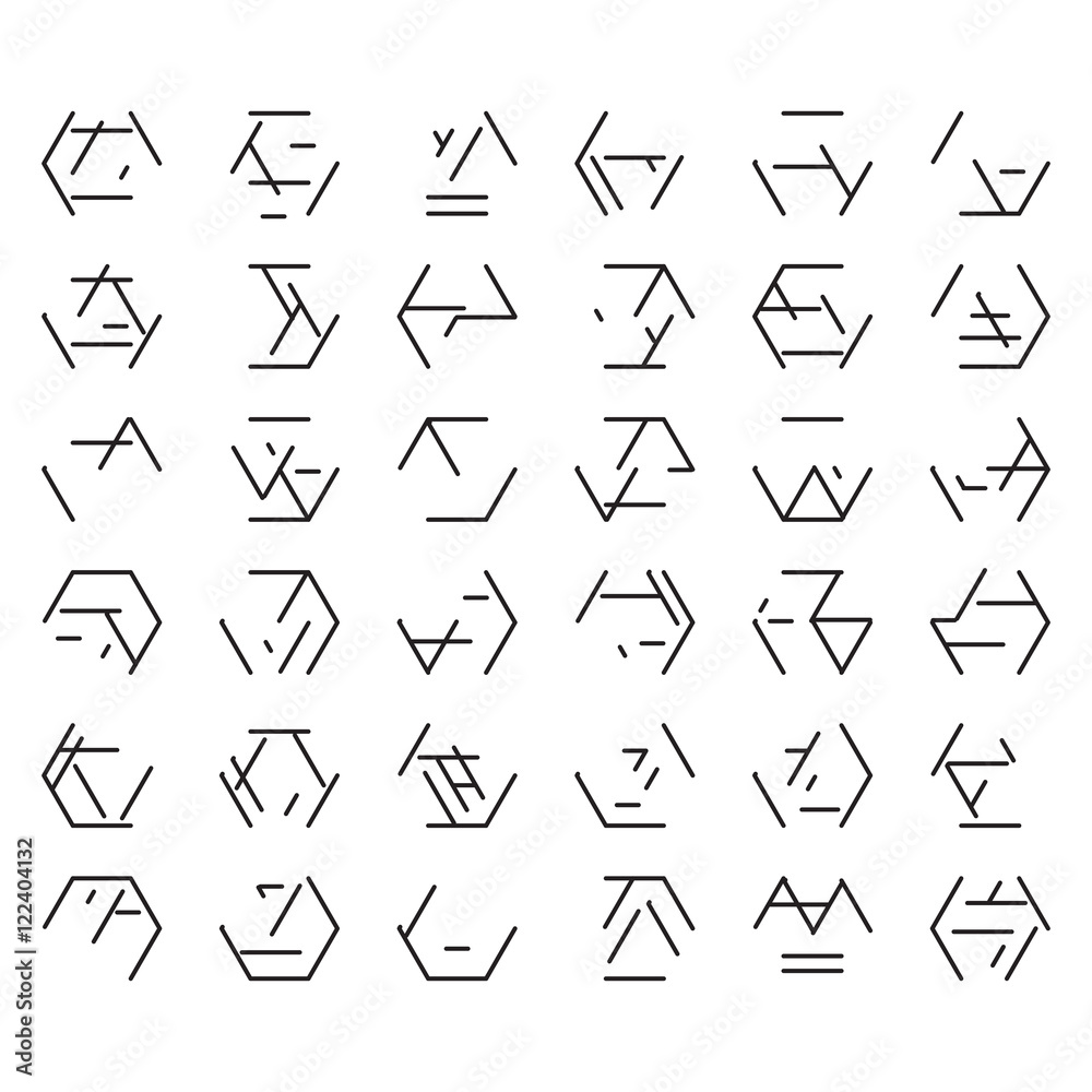 Alien black alphabet Alien black alphabet
