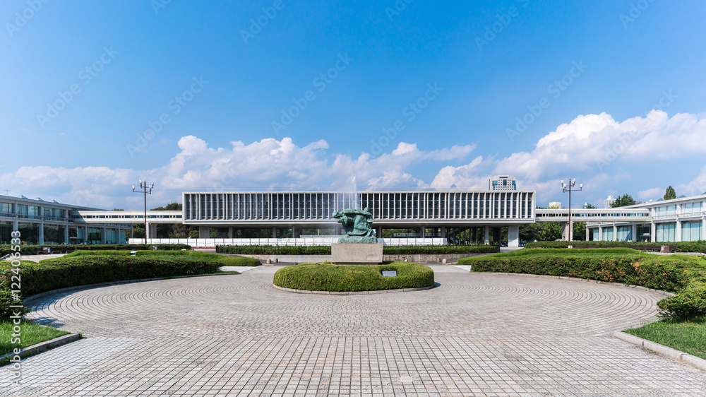 Fototapeta premium Hiroshima Peace Memorial Park and museum , Hiroshima , Japan