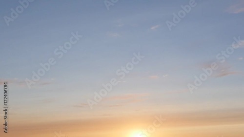 Sunset clouds time-lapse