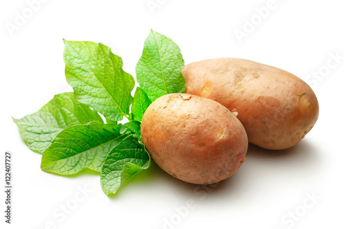Fresh whole potatoes
