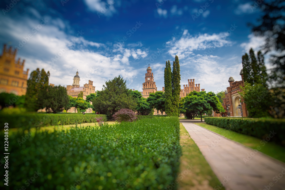 Chernivtsi National University - Yuriy Fedkovych Chernivtsi National University is the leading Ukrainian institution. Travel outdoor east european background