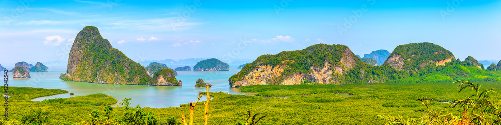 panorama best view phangngaprovince  thailand
