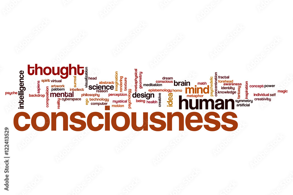 Consciousness word cloud