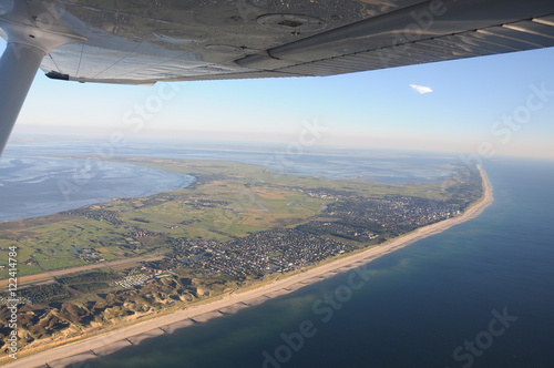 Sylt aus dem Flugzeug