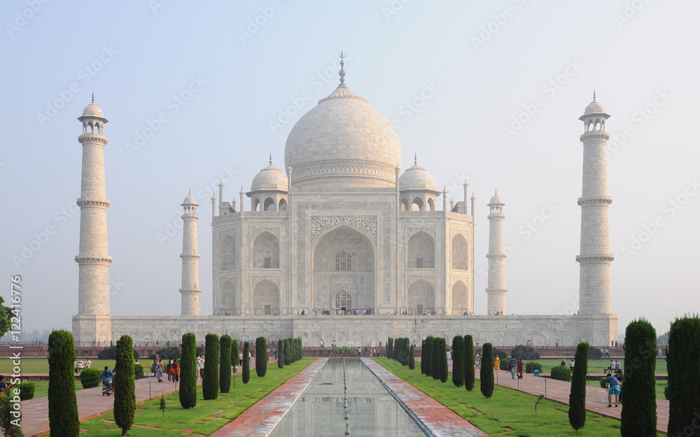 Obraz premium Taj Mahal am Morgen