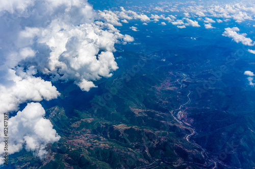 Konstfotografi Land from above