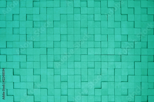 abstract cube background-green