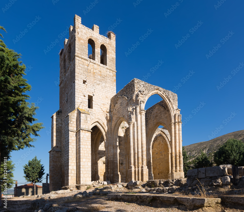 abandoned of the  Church of Santa Eulalia in Palenzuela