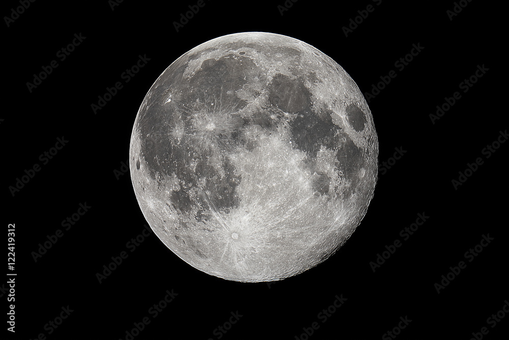 Obraz premium Biggest Full Moon in year 2013