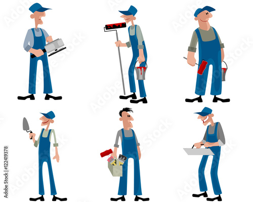 Six workers set